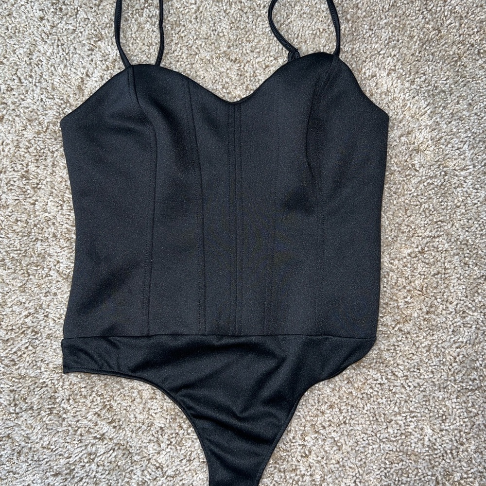 Elegant Black Bodysuit for Women
